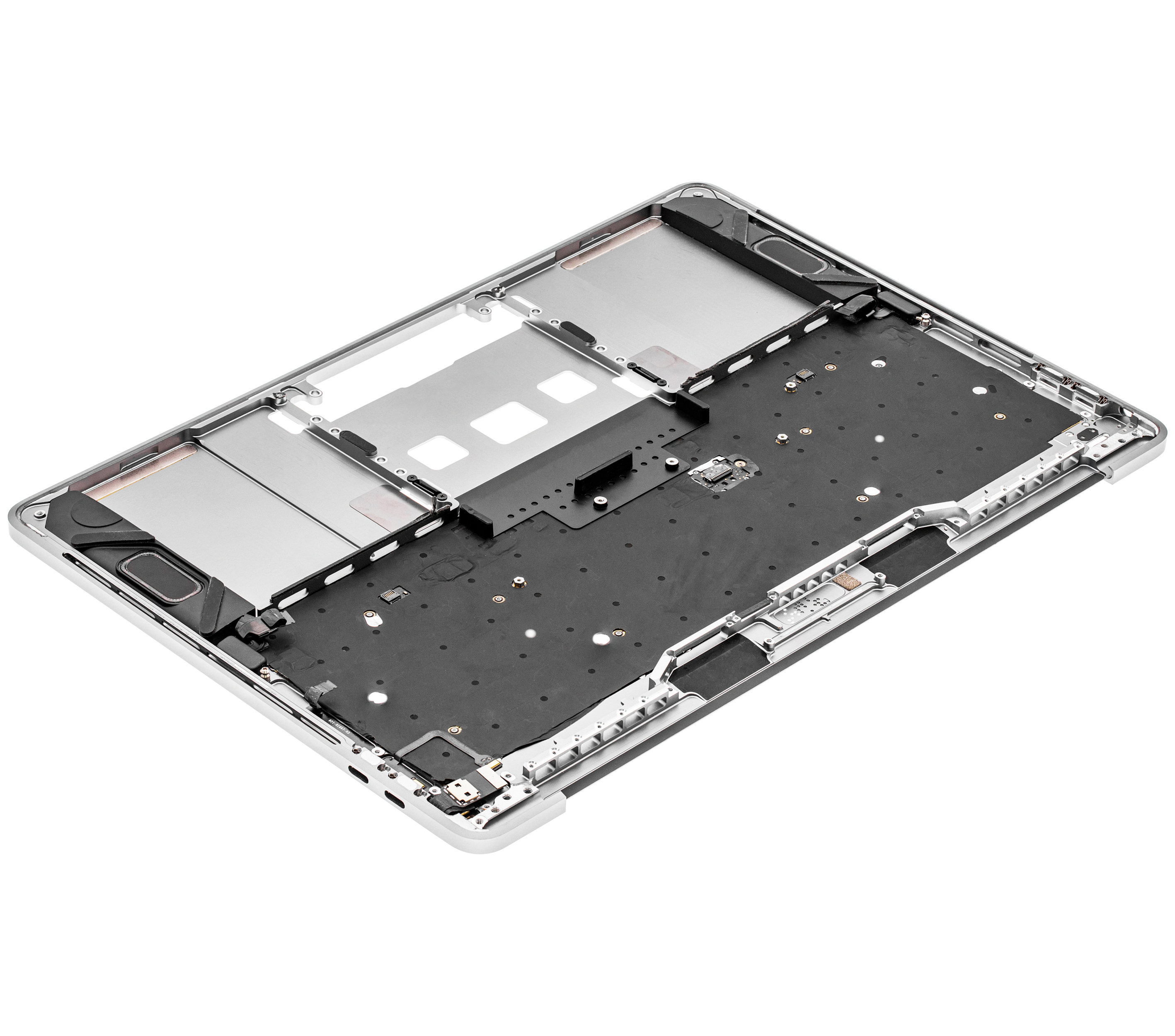 SPACE GRAY TOP CASE WITH KEYBOARD (UK KEYBOARD) FOR MACBOOK PRO 13" A1989 (LATE 2018 / EARLY 2019) (USED OEM PULL: COSMETIC GRADE: NEW)