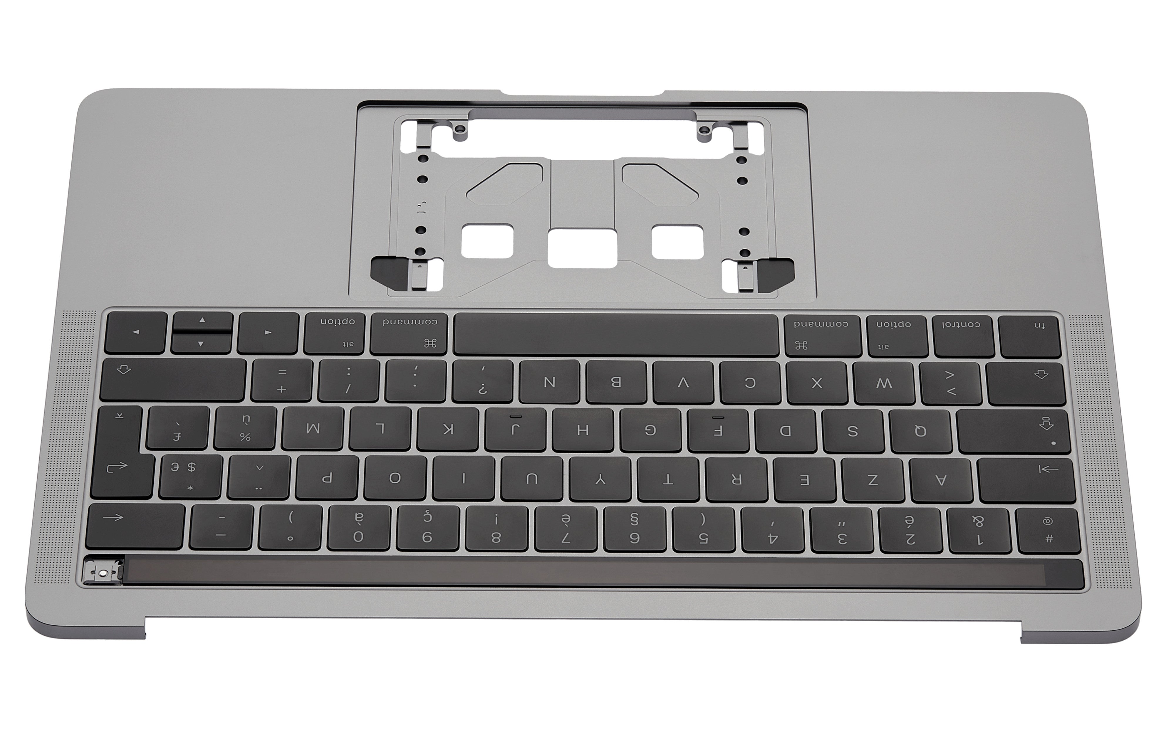 SPACE GREY TOP CASE WITH KEYBOARD (FRENCH) FOR MACBOOK PRO 13" W/ TOUCH BAR A1707 (LATE 2016 / MID 2017)