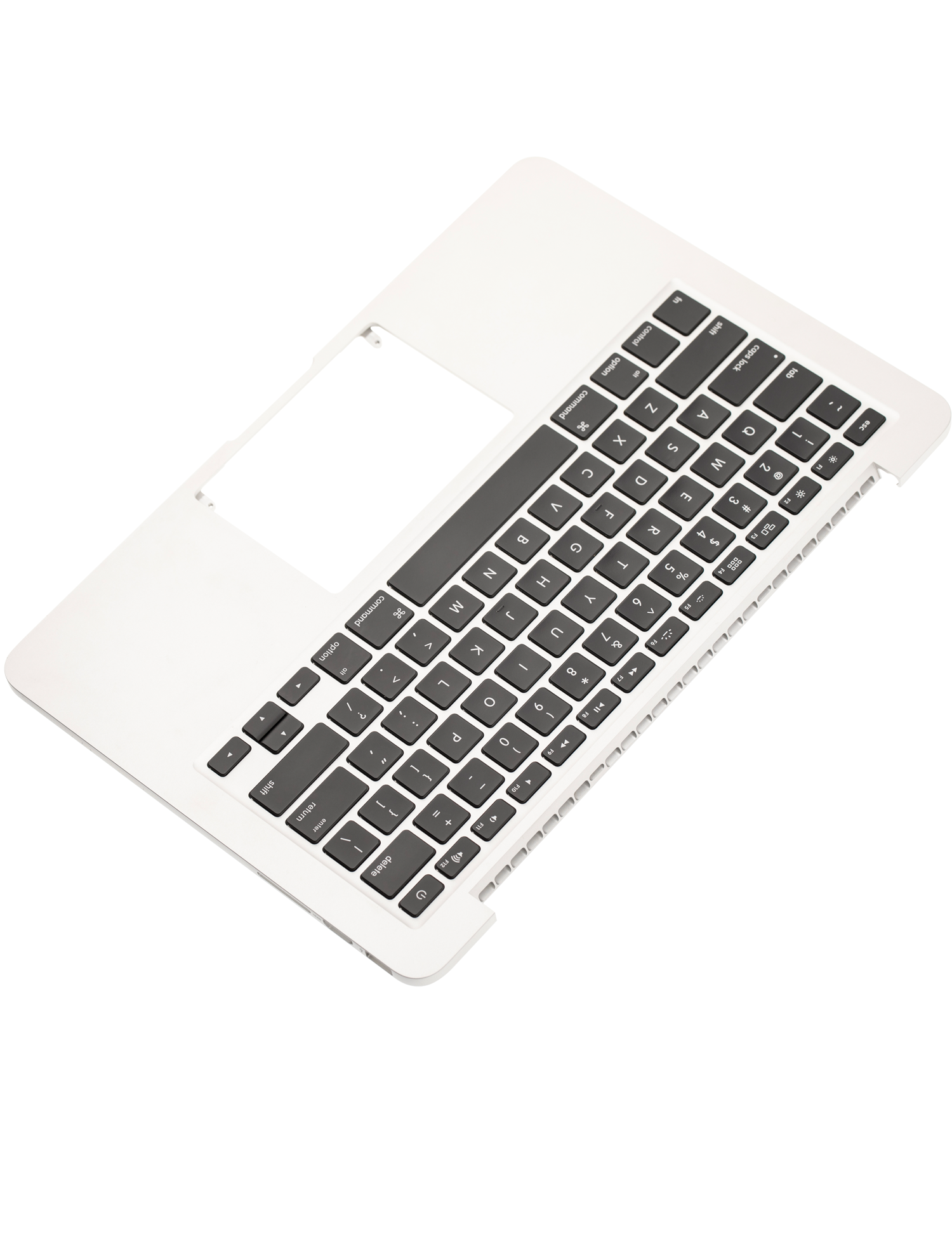 TOP CASE WITH KEYBOARD (US ENGLISH) FOR MACBOOK PRO 13" RETINA A1502 (EARLY 2015) (USED OEM PULL: COSMETIC GRADE: NEW)