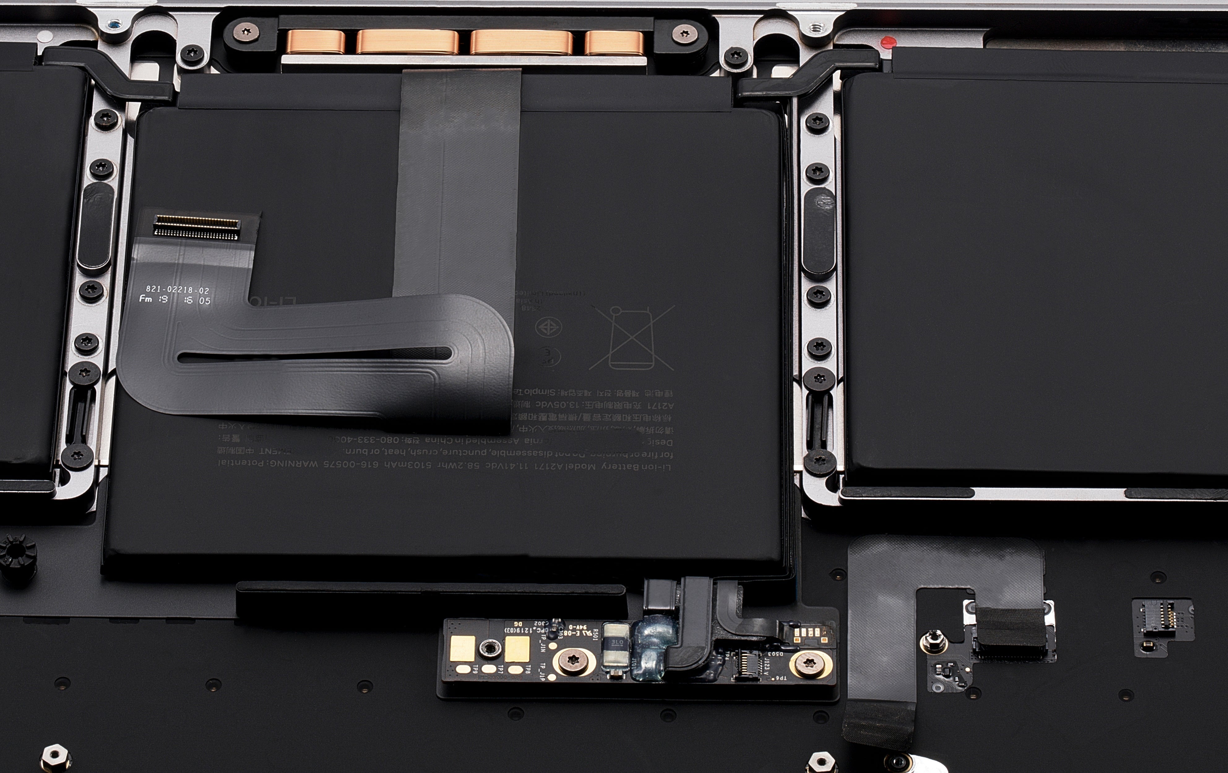 Top Case Assembly (With Battery And Keyboard) Compatible For MacBook Pro 13" (A2159 / Mid 2019) (US English) (Space Gray)