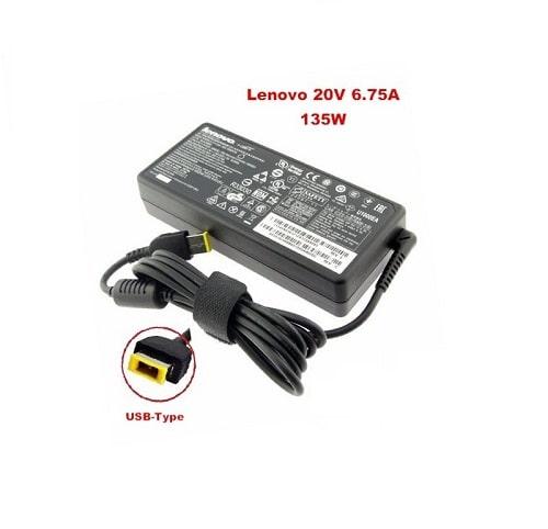 Lenovo Original USB AC Adapter Power Charger 20V 6.75A 135W for Lenovo R720, Legion Y520 Y530 Y50p-70 ThinkPad T470p Y50-70 Yoga 720 Ideapad Y700, Y7000P
