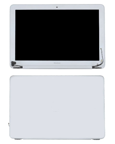 COMPLETE LCD DISPLAY ASSEMBLY FOR MACBOOK 13" UNIBODY A1342 (LATE 2009 / MID 2010) (USED OEM PULL / GRADE: NEW)
